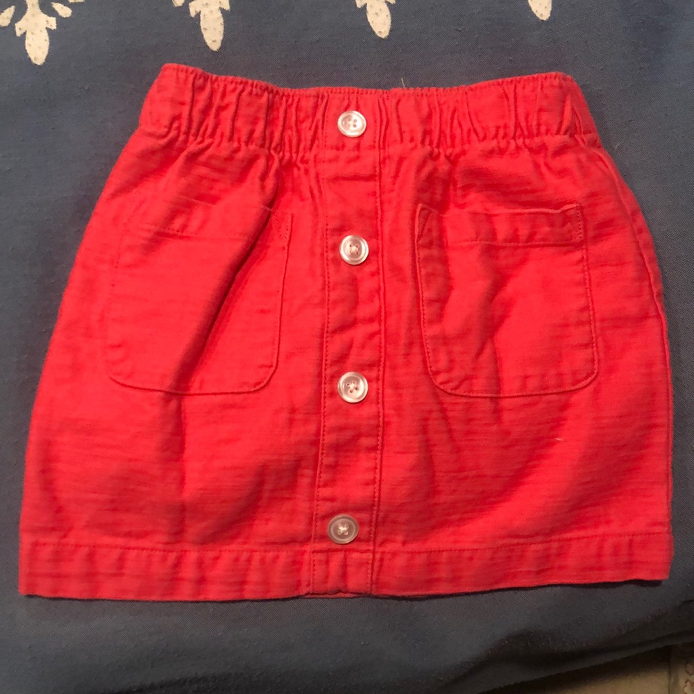 NWOT red/pink Girls skirt